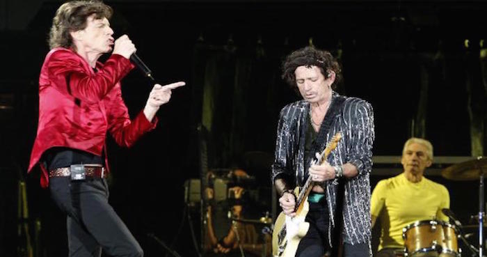 The Rolling Stones en concierto. Foto: EFE