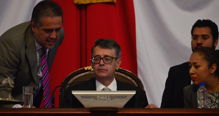 El Asambleísta José Alfonso Suárez Del Real Presidente De La Mesa Directiva Foto Cuartoscuro