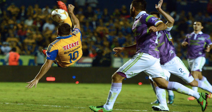 Tigres venció en los últimos minutos a Jaguares de Chiapas. Foto: Notimex