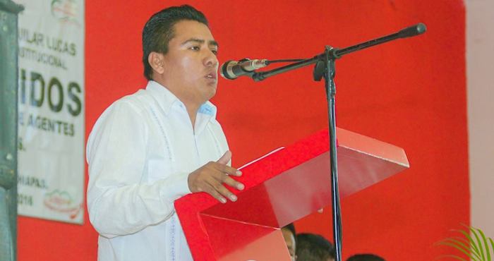 El ex Edil priísta de Frontera Comalapa, Chiapas, Jorge Antonio Aguilar Lucas. Foto: Facebook.