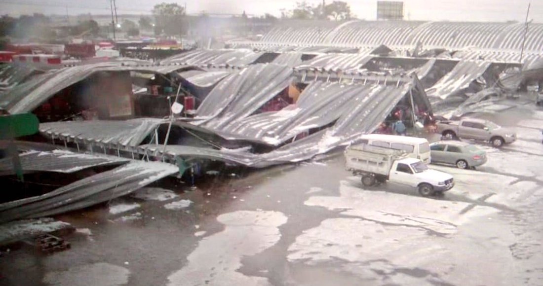 Al Menos Tres Naves Del Complejo Resultaron Afectadas Foto suuma cdmx