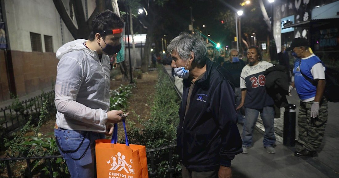 Coronavirus pobres calles comida cdmx