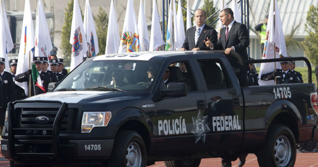 Felipe Calderón, expresidente de México, y Genaro García Luna, exsecretario de Seguridad Pública.