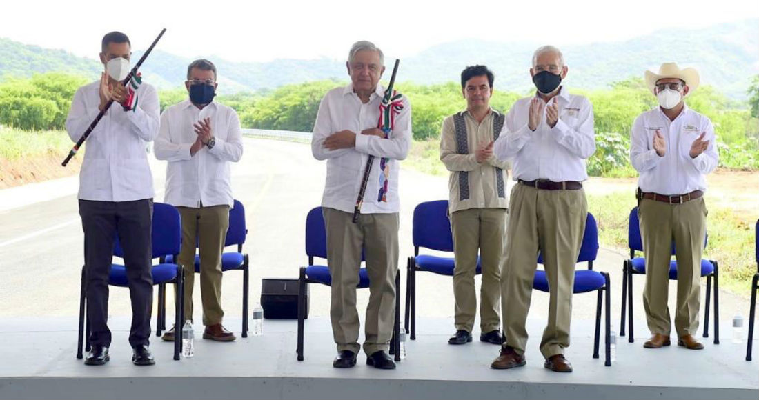 El Presidente Andrés Manuel López Obrador en Oaxaca.