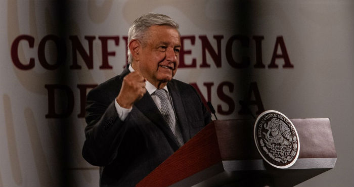 El Presidente Andrés Manuel López Obrador.