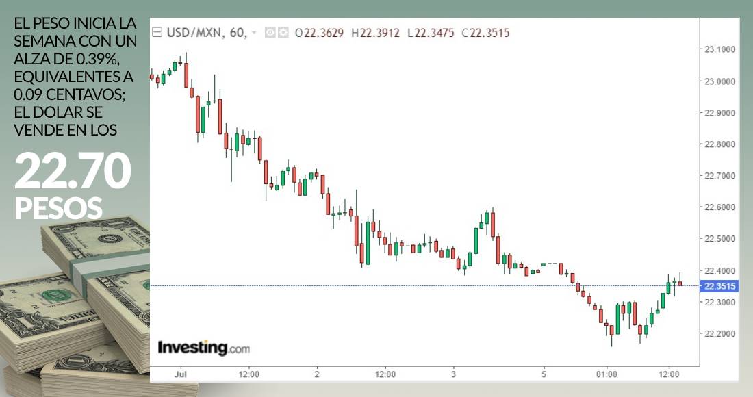 Dolar grafica julio