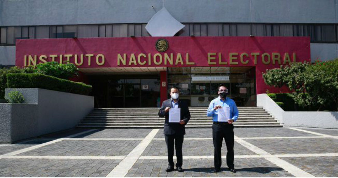 Marko Cortés Dirigente Del Pan Precisó Que La Queja Formal Fue Presentada Por El Representante Del Partido Ante El Ine Víctor Hugo Sondón Y El Director General Jurídico Raymundo Bolaños Azocar