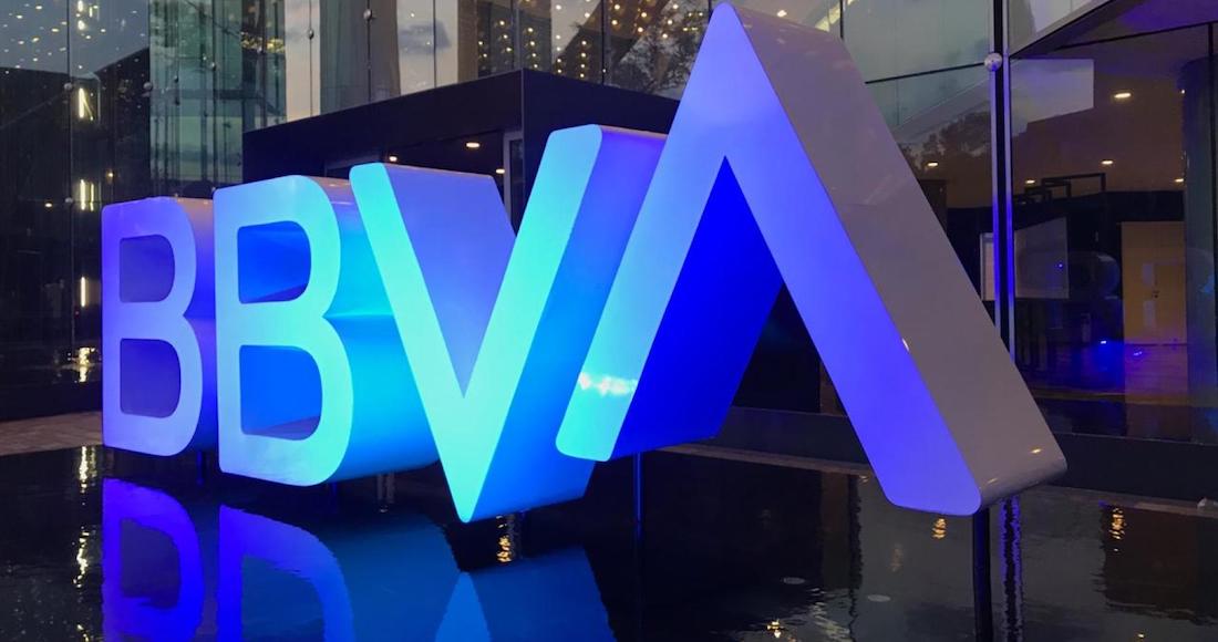 Bbva letras edificio