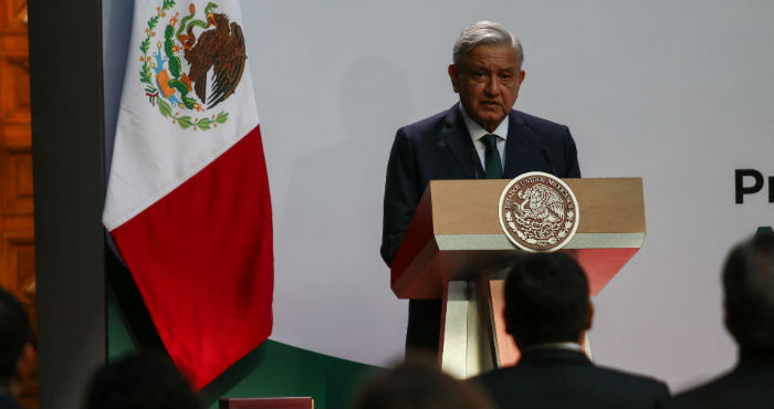 El Presidente Andrés Manuel López Obrador.