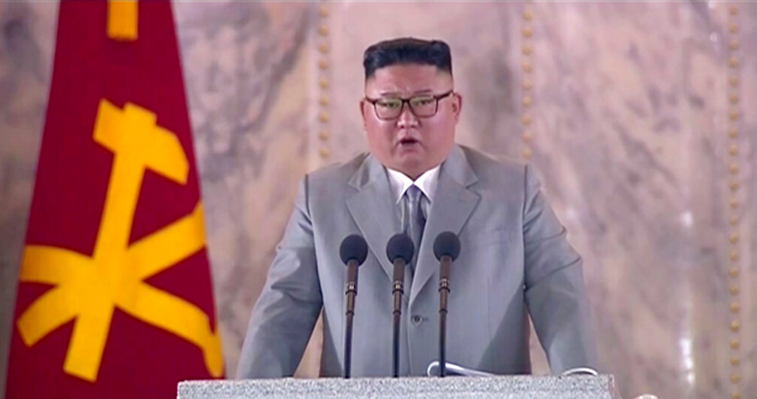 El líder de Corea del Norte, Kim Jong-un, se dijo agradecido por no tener casos de COVID-19 en el país.