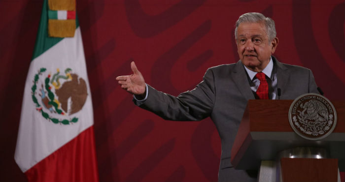 El Presidente Andrés Manuel López Obrador.