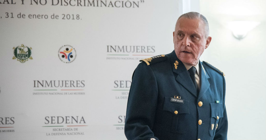 Salvador Cienfuegos Zepeda, extitular de la Secretaría de la Defensa Nacional, es acusado en Estados Unidos de tener nexos con el narcotráfico.