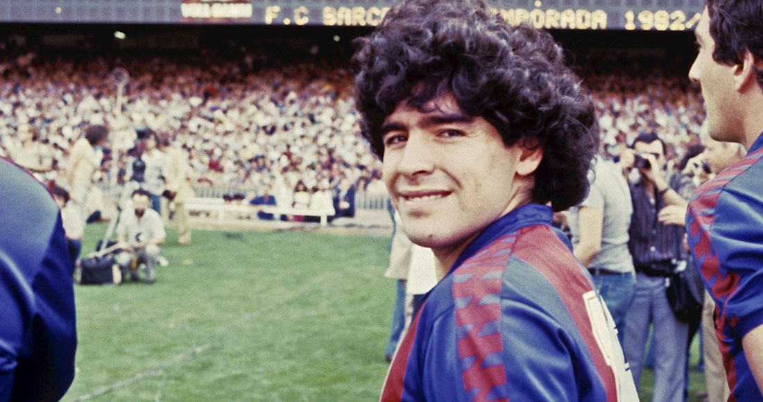 Diego Armando Maradona cuando jugaba para el FC Barcelona. Foto: Archivo EFE