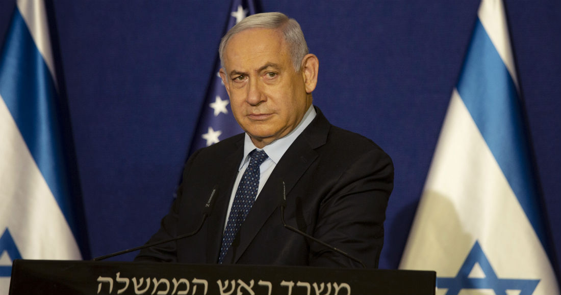 El Primer Ministro israelí Benjamin Netanyahu en conferencia de prensa en Jerusalén el 19 de noviembre del 2020.