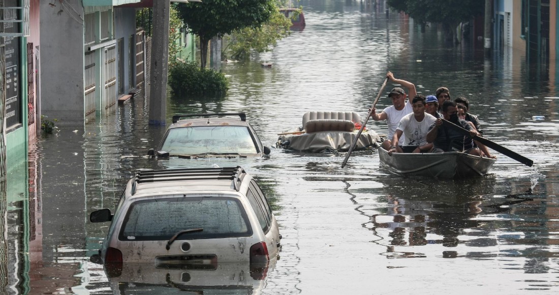 Se cumplen 13 días de inundaciones en la capital de Tabasco. Foto: Carlos Cabal Obrador, Cuartoscuro