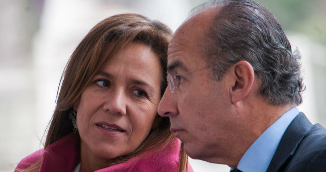 Margarita Zavala, exaspirante a la Presidencia de México, y el exmandatario Felipe Calderón Hinojosa.