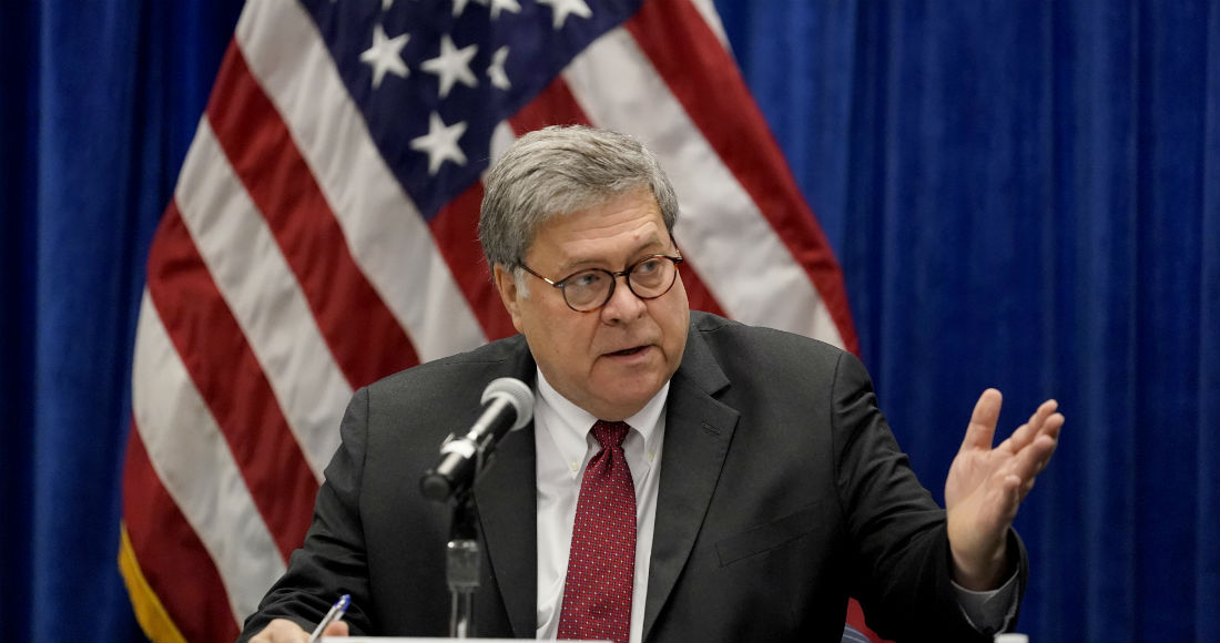 El Secretario De Justicia De Eu William Barr En San Luis Missouri El De Octubre Del