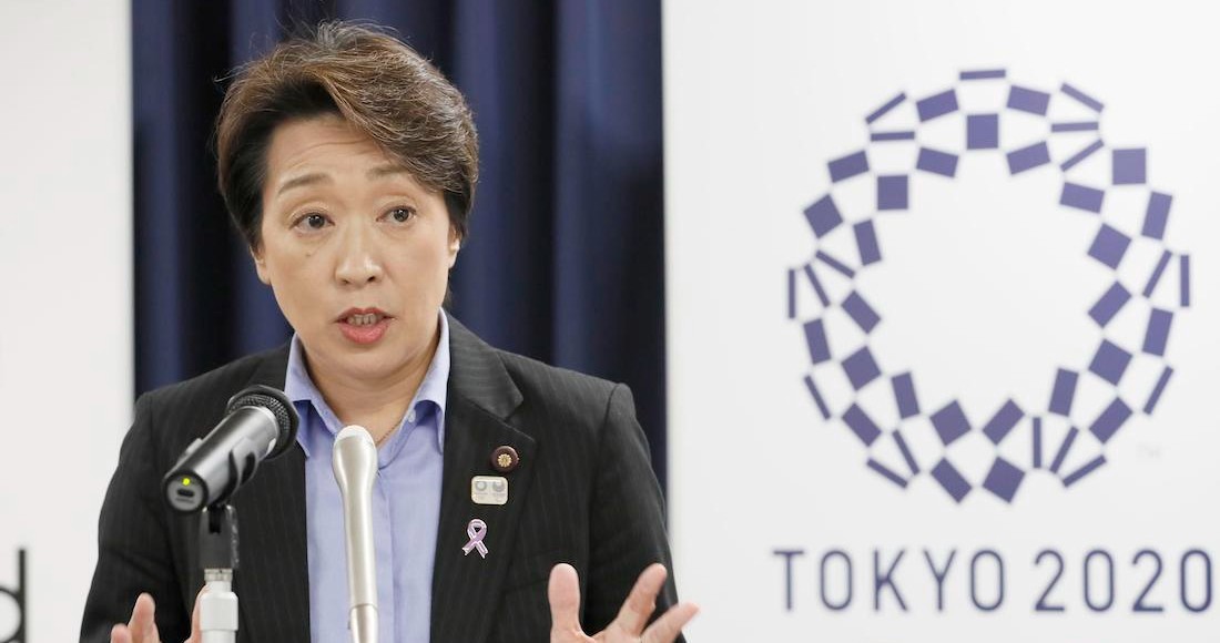 La Ministra japonesa de Juegos Olímpicos, Seiko Hashimoto, habla durante una rueda de prensa en la oficina del gabinete en Tokio, el 19 de septiembre de 2019.