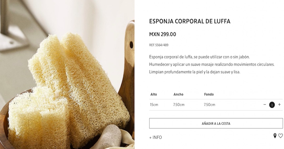 Foto Esponja De Luffa De Zara Home