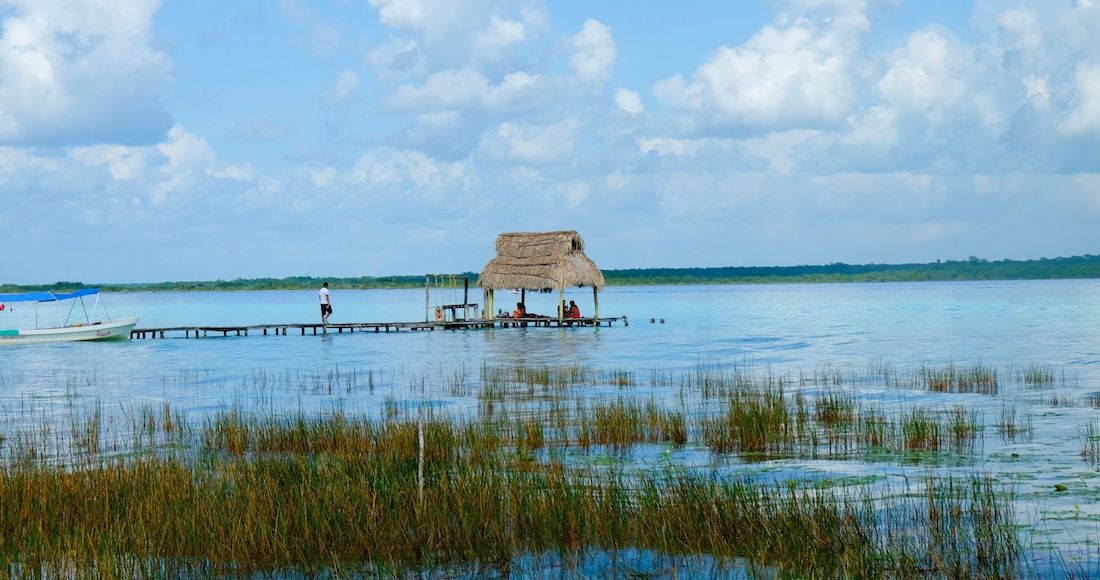 Foto laguna de bacalar