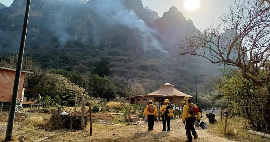 Foto incendio tepozteco