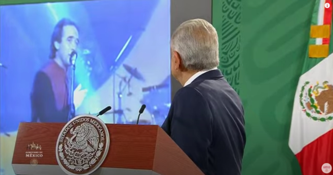 Esta No Es La Primera Ocasión Que López Obrador Reproduce Una Canción Durante Su Conferencia Matutina Pues Es Asiduo a Reproducir Sus Melodías Favoritas En Este Espacio