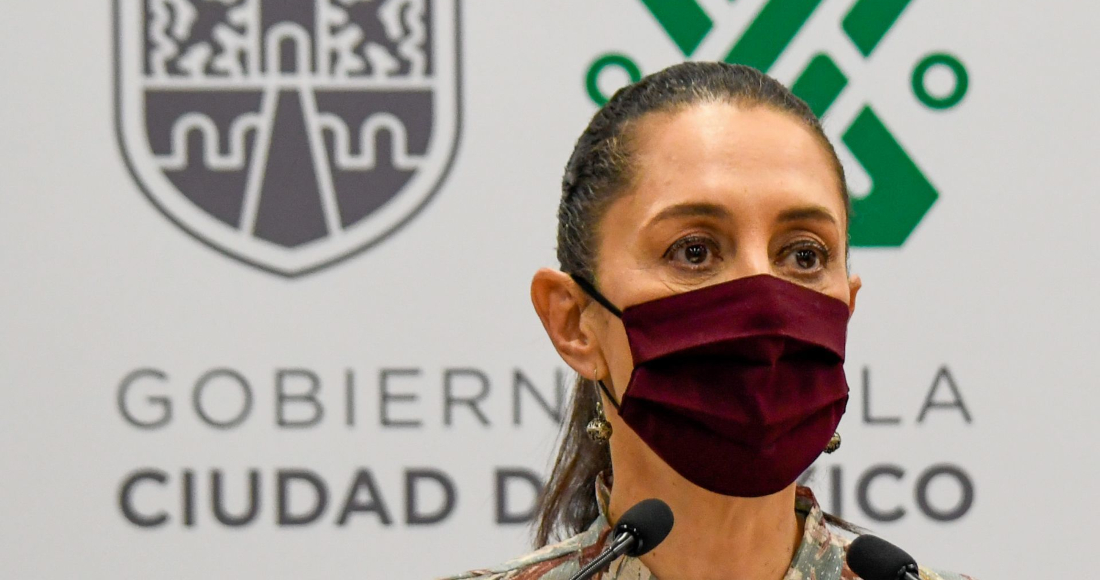 Claudia Sheinbaum, Jefa de Gobierno de la Ciudad de México, en conferencia de prensa.