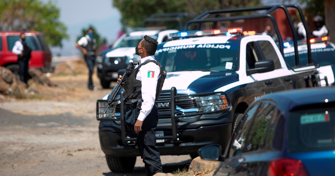 El Ejército Mexicano y la Policía Municipal durante un operativo de vigilancia el 04 de mayo de 2021, en Morelia, Michoacán (México).