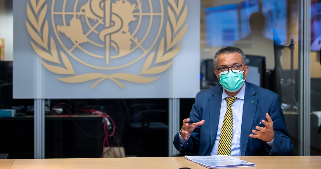 El Director General De La Organización Mundial De La Salud oms Tedros Adhanom Ghebreyesus