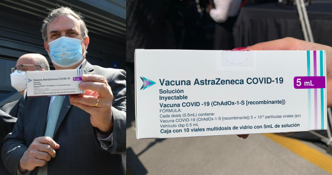 El Secretario De Relaciones Exteriores Durante Su Visita a La Planta Liomont Donde Se Está Envasando La Vacuna De Astrazeneca