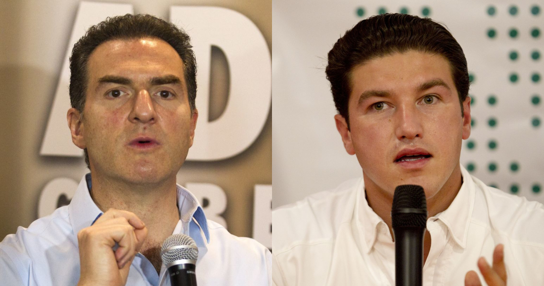 Adrián de la Garza y Samuel García, candidatos a la gubernatura de Nuevo León.