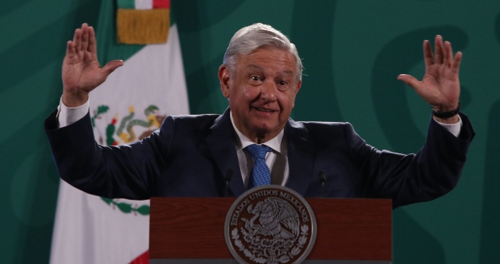 El Presidente Andrés Manuel López Obrador.