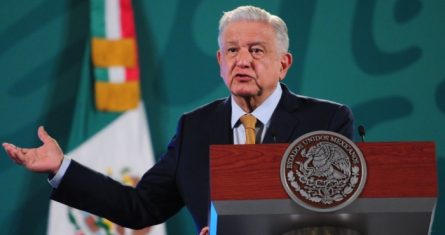 Andrés Manuel López Obrador, Presidente de México, durante las respuestas a la prensa en la conferencia mañanera.