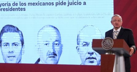 El Presidente Andrés Manuel López Obrador.