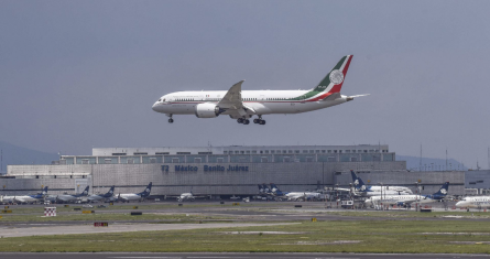 El avión presidencial partió con rumbo a Tokio