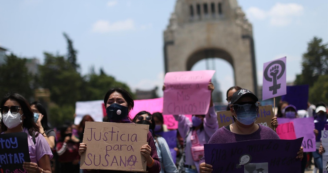 Protesta Feminista En La Ciudad De México