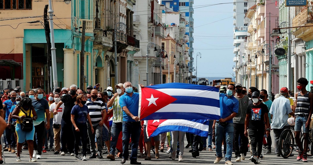 En El Encuentro Se Abordaron Las Masivas Protestas Antigubernamentales Del Domingo