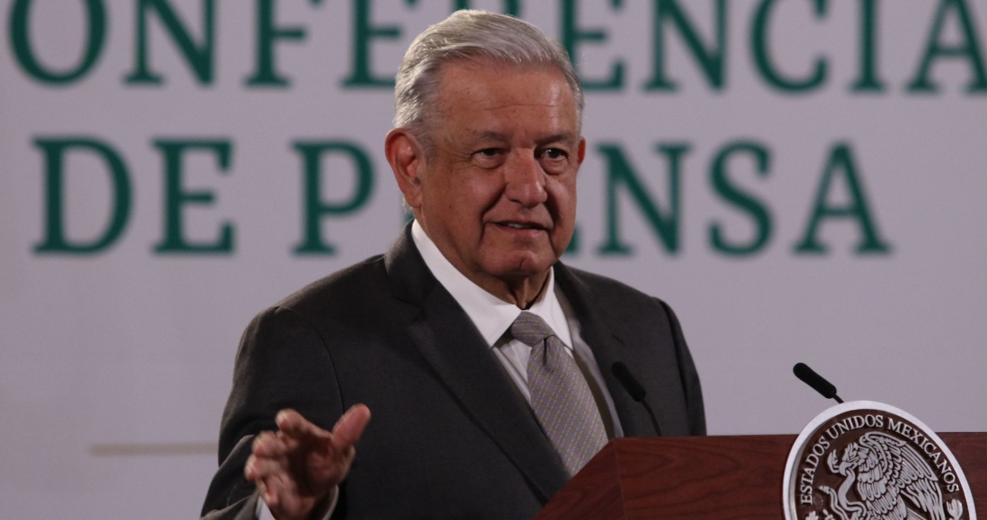 Andrés Manuel López Obrador Presidente De México Durante Su Conferencia De Prensa En Palacio Nacional