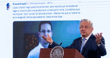 El Presidente Andrés Manuel López Pbrador hablando de Ricardo Anaya.