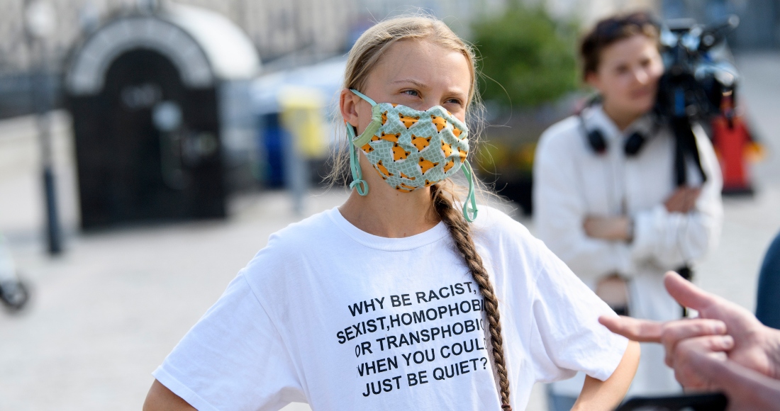 La Activista Medioambiental Sueca Greta Thunberg