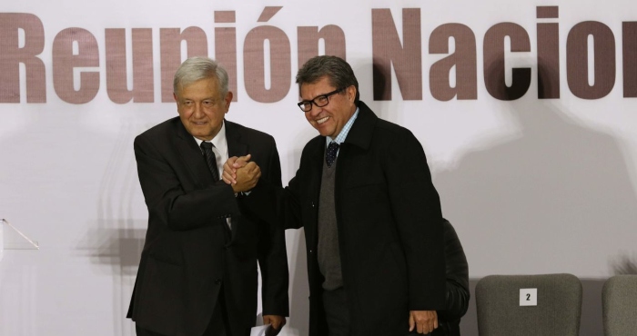 El Presidente Andrés Manuel López Obrador Y El Senador Ricardo Monreal