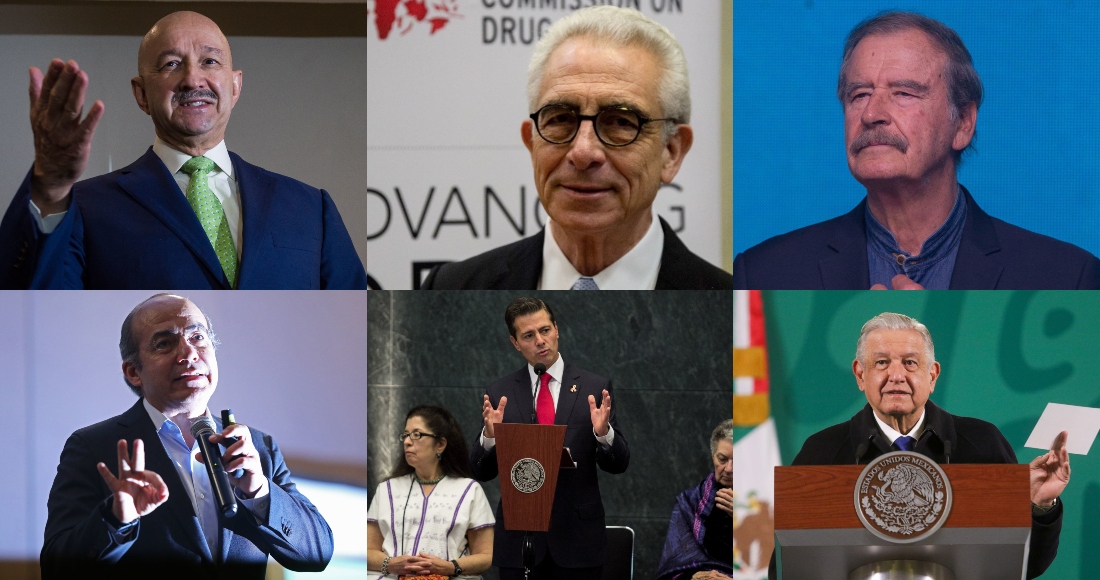 Los Expresidentes De México Carlos Salinas De Gortari Ernesto Zedillo Vicente Fox Felipe Calderón Y Enrique Peña Nieto Así Como Del Actual Titular Del Poder Ejecutivo Federal Andrés Manuel López Obrador