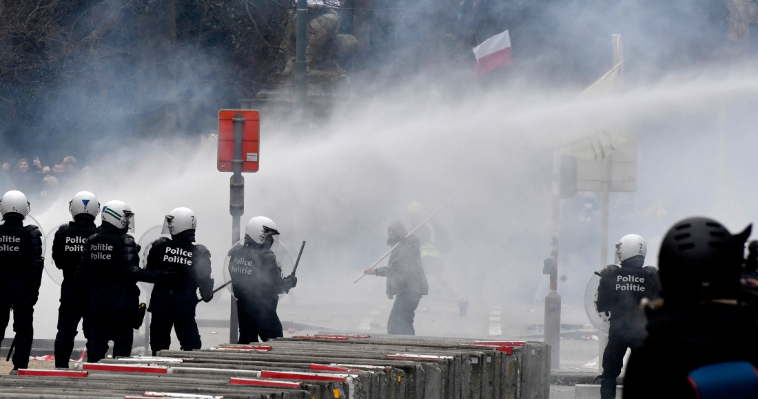 La Protesta Contra Las Medidas Contra La Covid En Bruselas El De Enero De