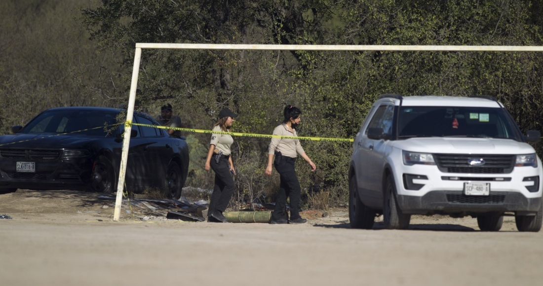 La Fiscalía General De Justicia De Nuevo León Ha Localizado Cuerpos En Un Terreno Baldío Contiguo a Una Cancha De Futbol En El Norte Del Municipio De Escobedo