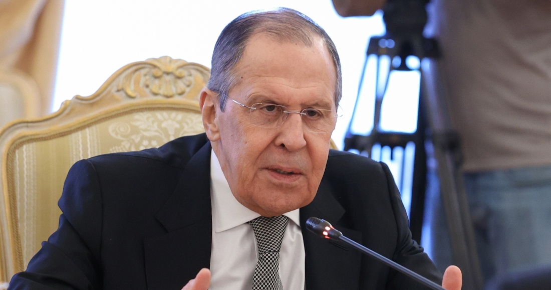 El Ministro Ruso De Asuntos Exteriores Sergei Lavrov Este Martes En Moscú