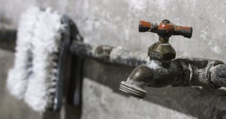 Una llave de agua en la Ciudad de México.