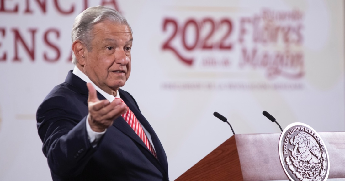 El Presidente Andrés Manuel López Obrador En Su Conferencia De Prensa Matutina Desde Palacio Nacional