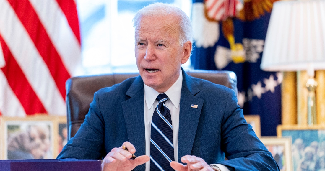 El Presidente Joe Biden en la Casa Blanca en Washington el 11 de marzo del 2021.