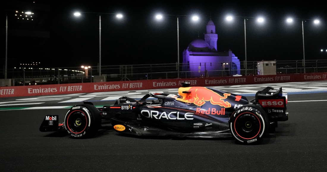 Max Verstappen red Bull Durante El Gran Premio De Arabia Saudí En Yeda El Domingo De Marzo De