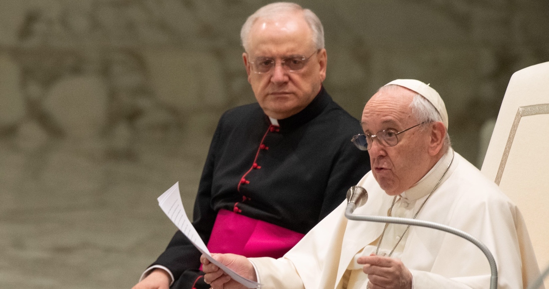 El Papa Francisco Se Dirige a Los Fieles En La Audiencia General De Los Miércoles En El Vaticano